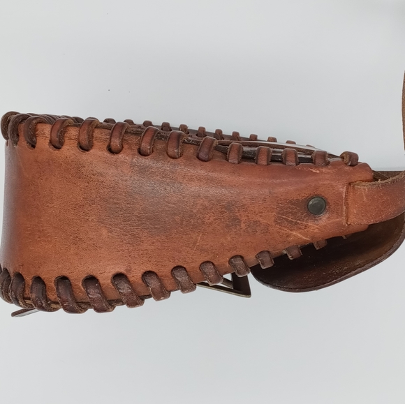 Vintage Handmade Leather Bag - Picture 5 of 13